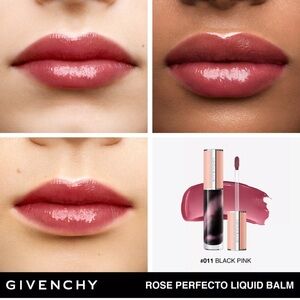 ⚡️💕Givenchy Rose Black Pink Rose Perfecto Liquid Balm